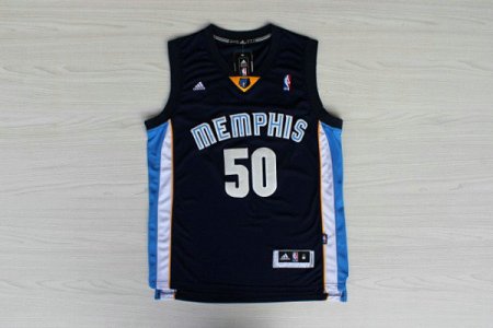 Maillot De Basket Memphis Grizzlies Zach Randolph 50 Tissus Sportif Fans Edition Bleu